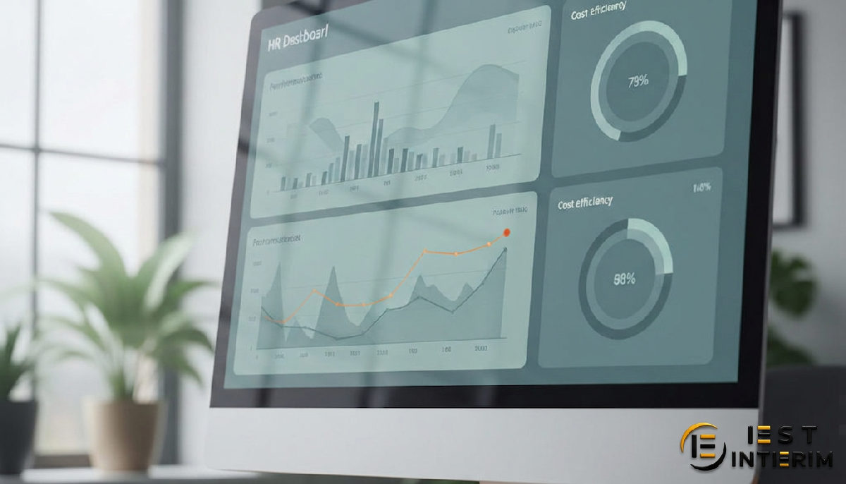 Tableau de bord RH : statistiques de performance et coûts optimisés.