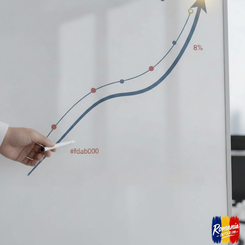 Tableau blanc montrant une courbe de productivité ascendante.