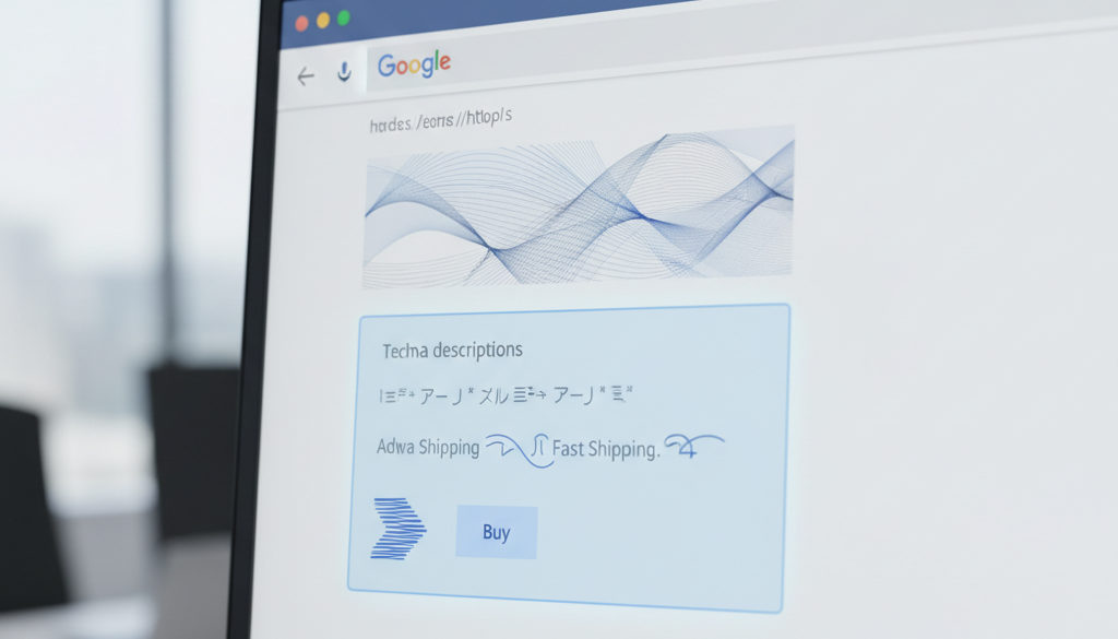 Exemplu de meta descriere optimizată în rezultatele Motorului de Căutare Google.