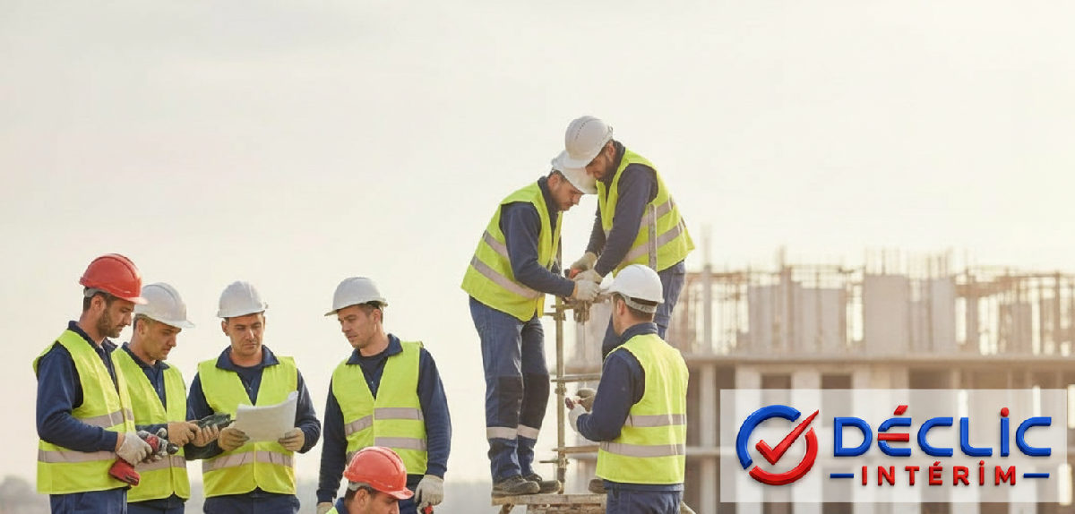 obligations sociales embauche salarié roumain - Travailleurs roumains qualifiés sur un chantier français.
