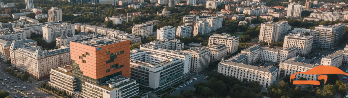 Vue aérienne de Bucarest, symbole du dynamisme économique roumain.