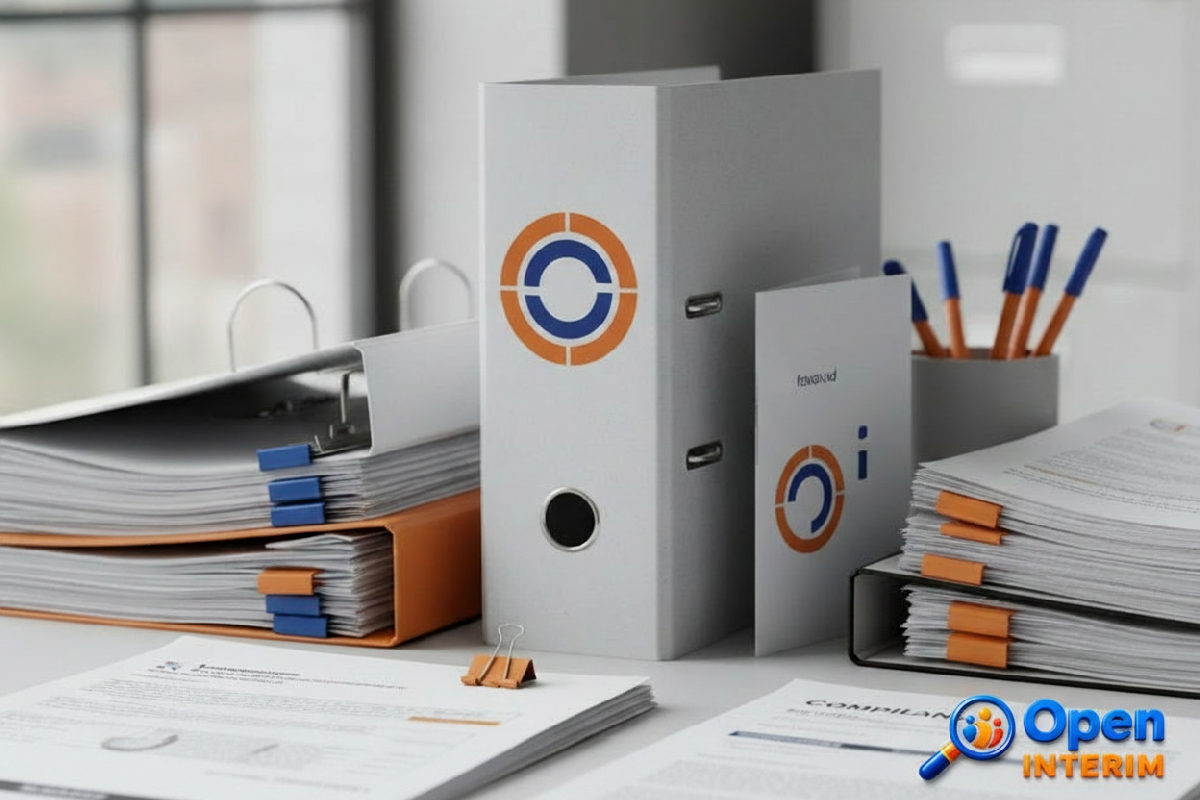 Documents administratifs Open Interim : gestion rigoureuse du travail détaché.