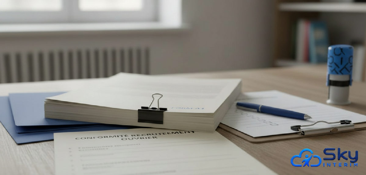 Documents officiels de recrutement : formulaire A1 et checklist.