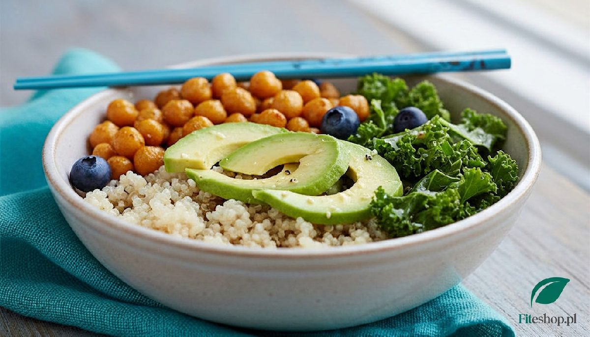 Buddha bowl pełna zdrowych składników – prostota i smak.