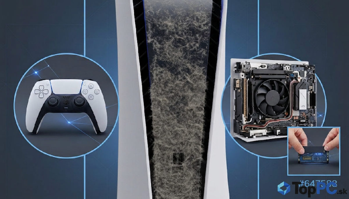 Najčastejsie problémy PS5 - Nahromadený prach na vetracích otvoroch PlayStation 5.