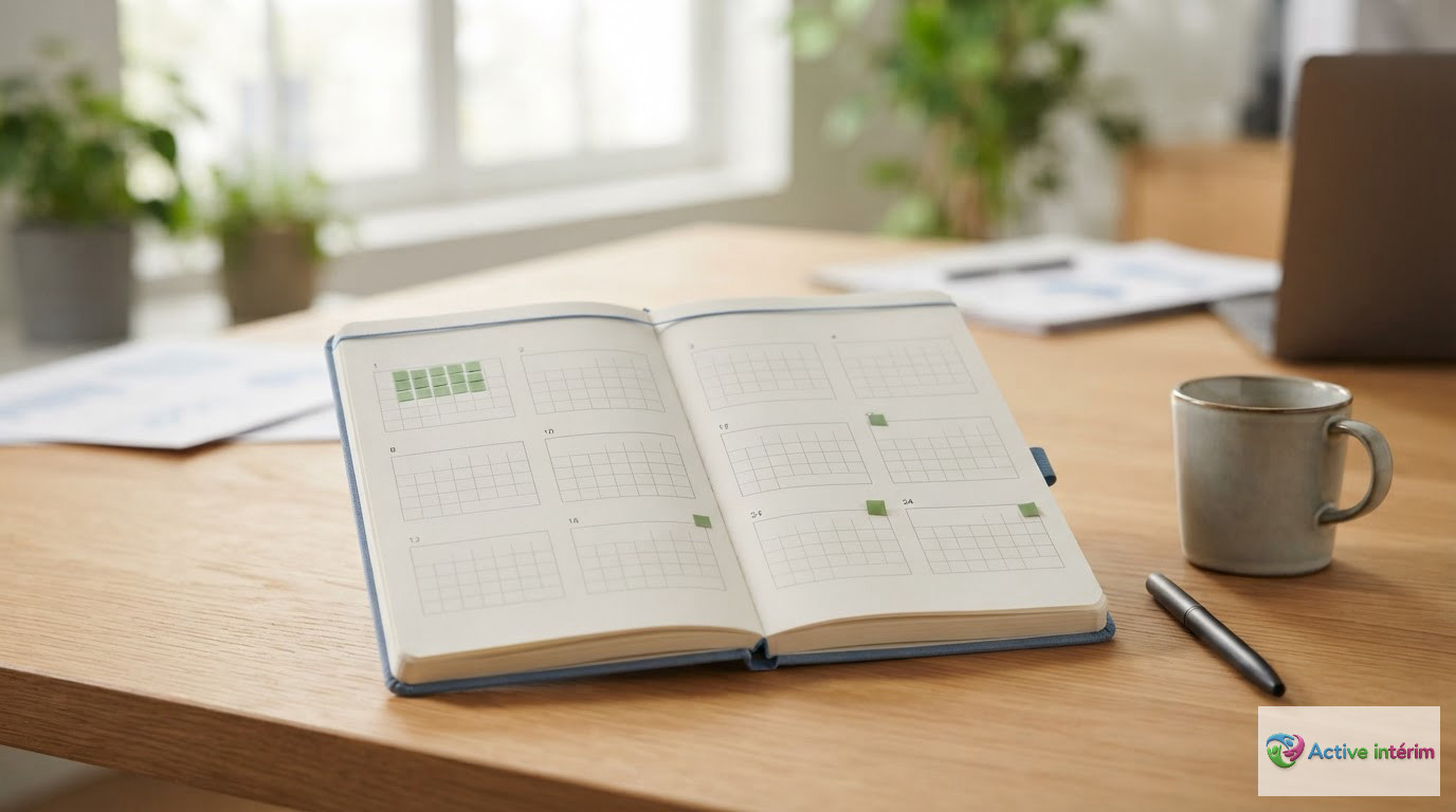 Un calendrier illustrant les délais réglementaires du détachement en France.