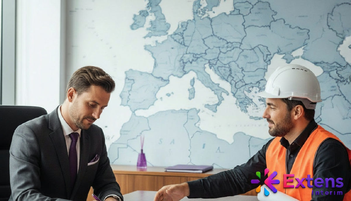 Signature d'un contrat entre un consultant et un entrepreneur du BTP.
