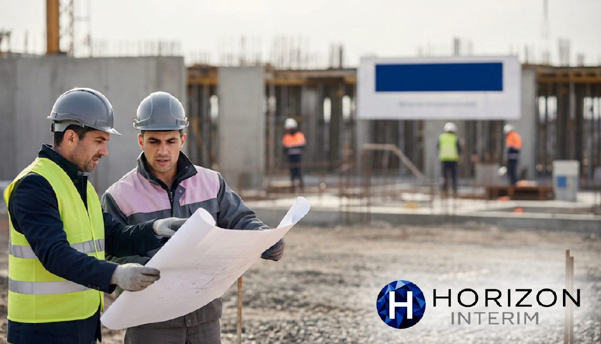 recrutement roumain rentrée scolaire - Chef de chantier français et ouvrier roumain sur un chantier.