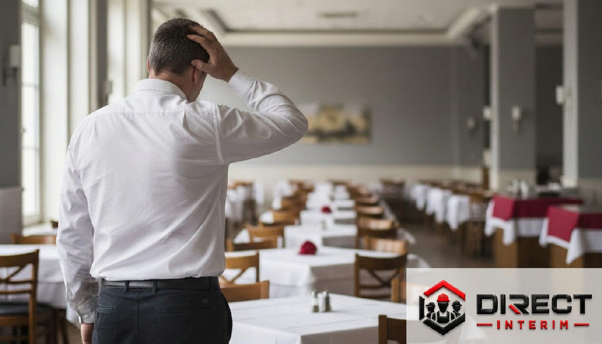 recrutement HCR roumains saisonniers - Gérant stressé par le manque de personnel saisonnier roumain.
