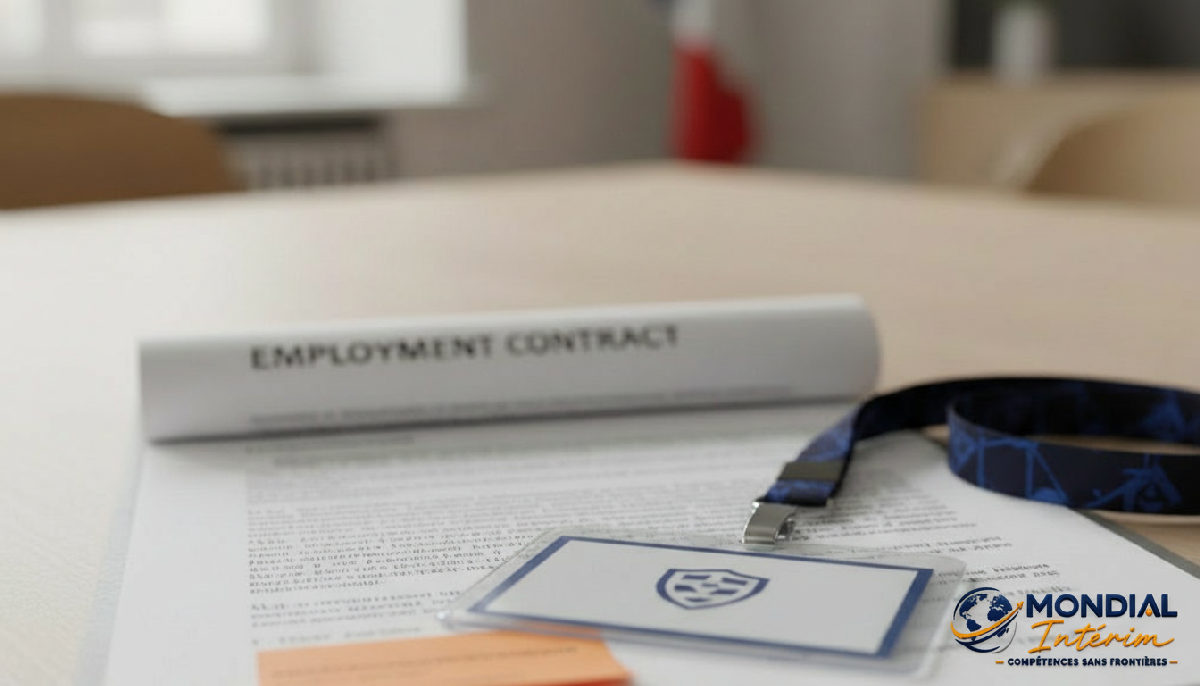 Contrat de travail et badge de sécurité, gage de conformité.