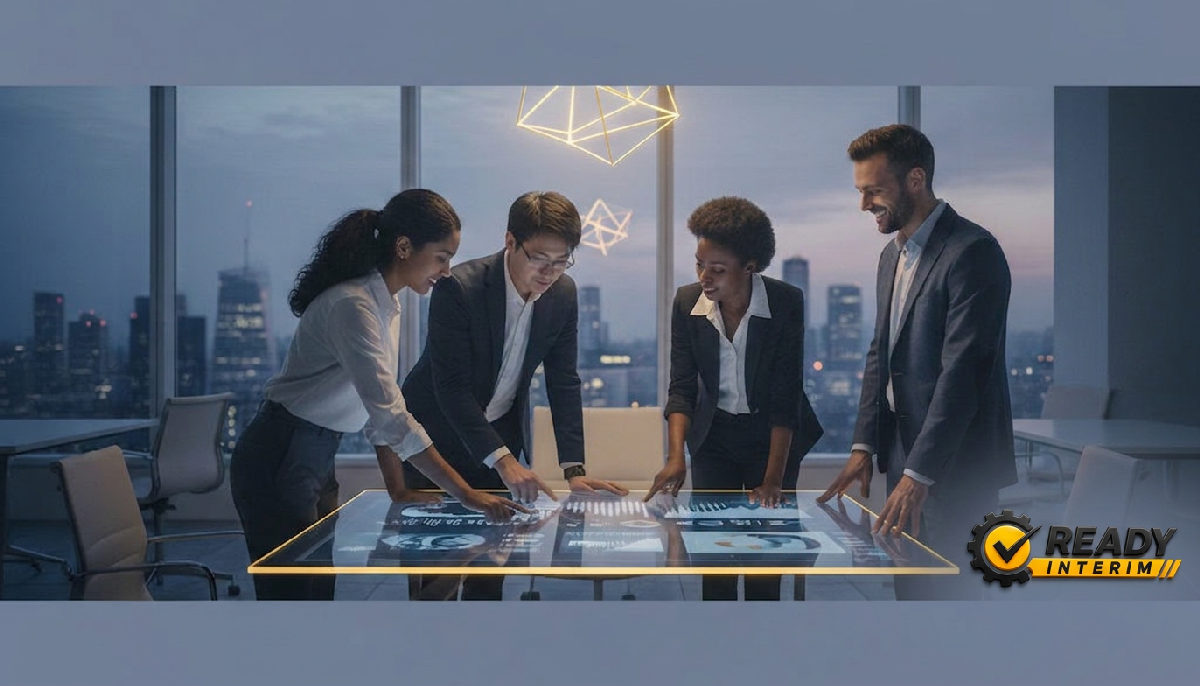 Groupe diversifié de jeunes professionnels travaillant ensemble.