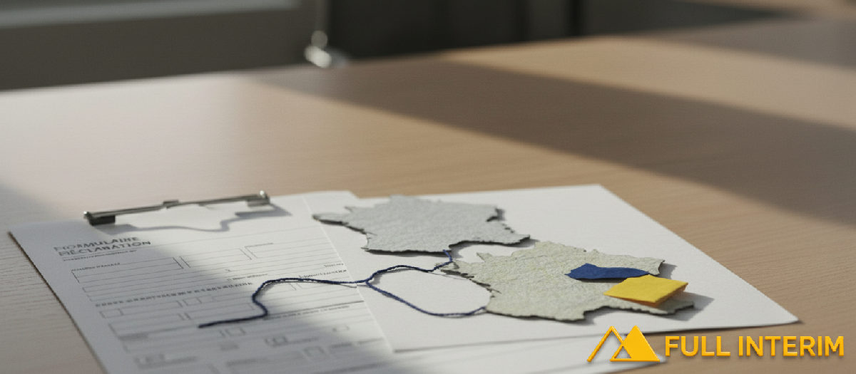 Documents administratifs pour le détachement de plaquistes en France.