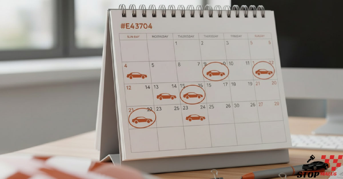 Calendrier et voitures : moments clés pour réduire le malus.