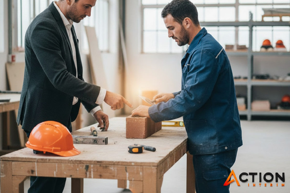 Test technique pour maçon : évaluation rigoureuse par une agence.