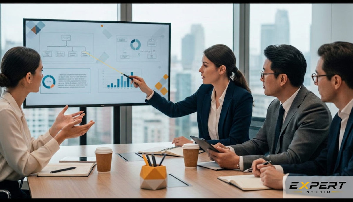 conseil en recrutement entreprises - Réunion d'affaires stratégiques sur le recrutement et l'acquisition de talents.