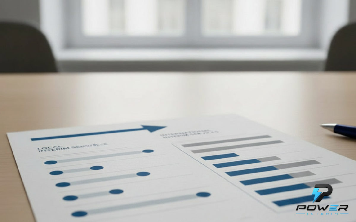 Tableau comparatif des délais de recrutement locaux et internationaux.