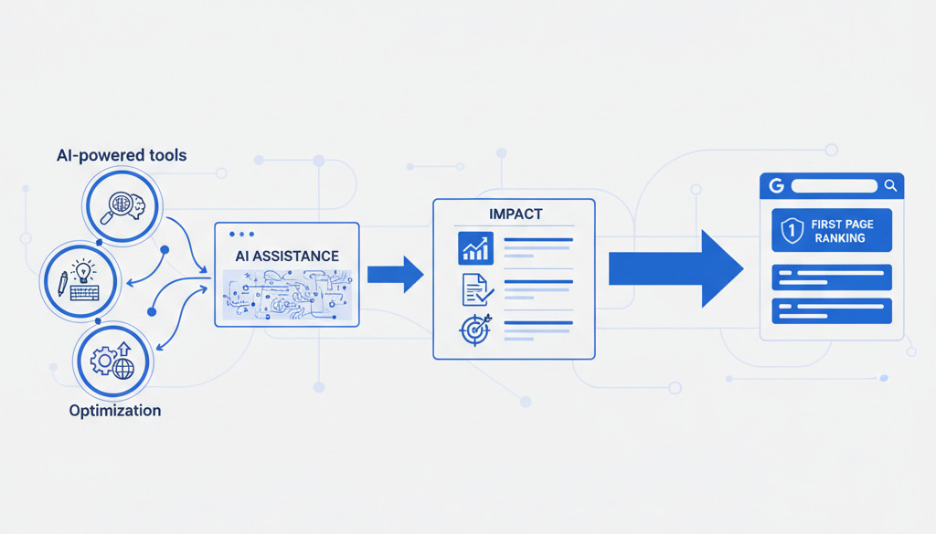 AI for SEO Article Ranking: Google's First Page