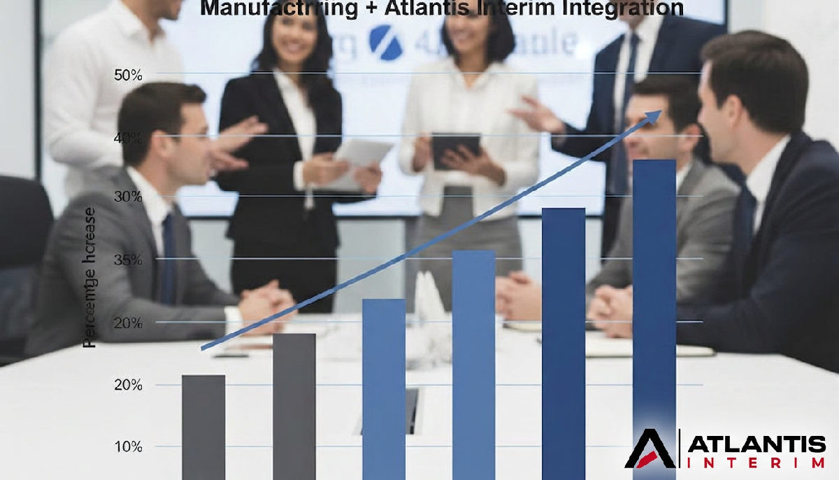 Croissance de la productivité pour une entreprise française avec Atlantis Interim.