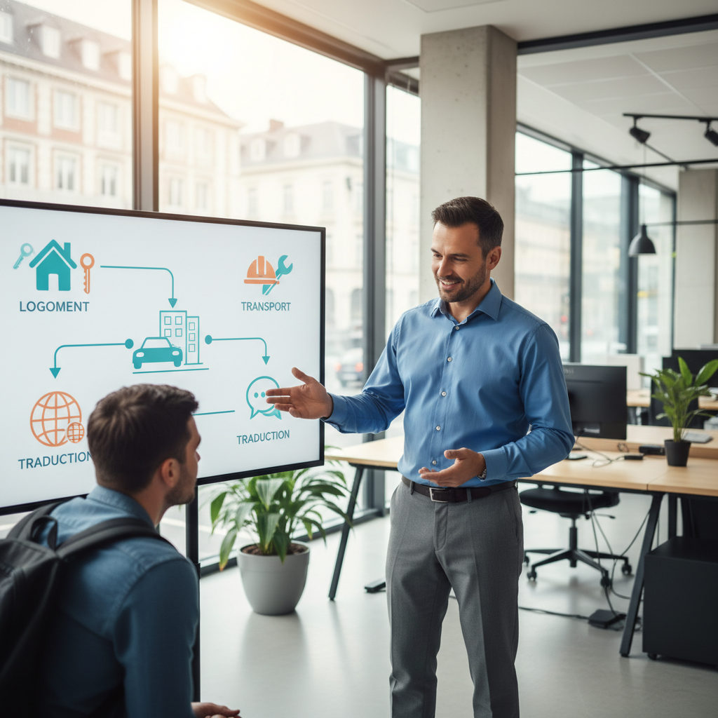 Comment notre agence d'intérim facilite votre installation en France : Logement, Transport et Traduction