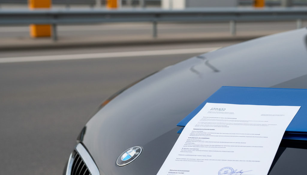 Comment payer la TVA pour une voiture étrangère Un automobiliste remplit des formulaires administratifs pour sa voiture.