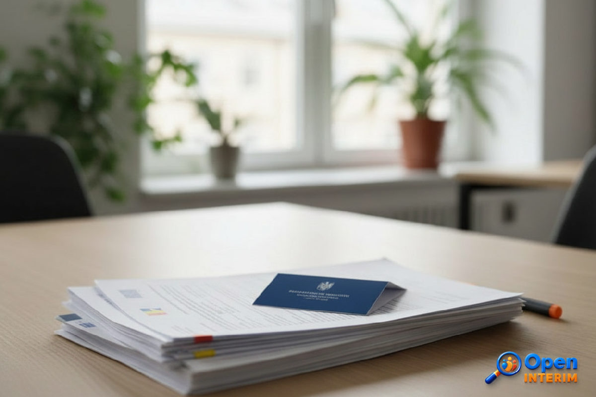 quelle sécurité sociale pour salarié roumain en france - Bureau RH avec documents français et roumains.