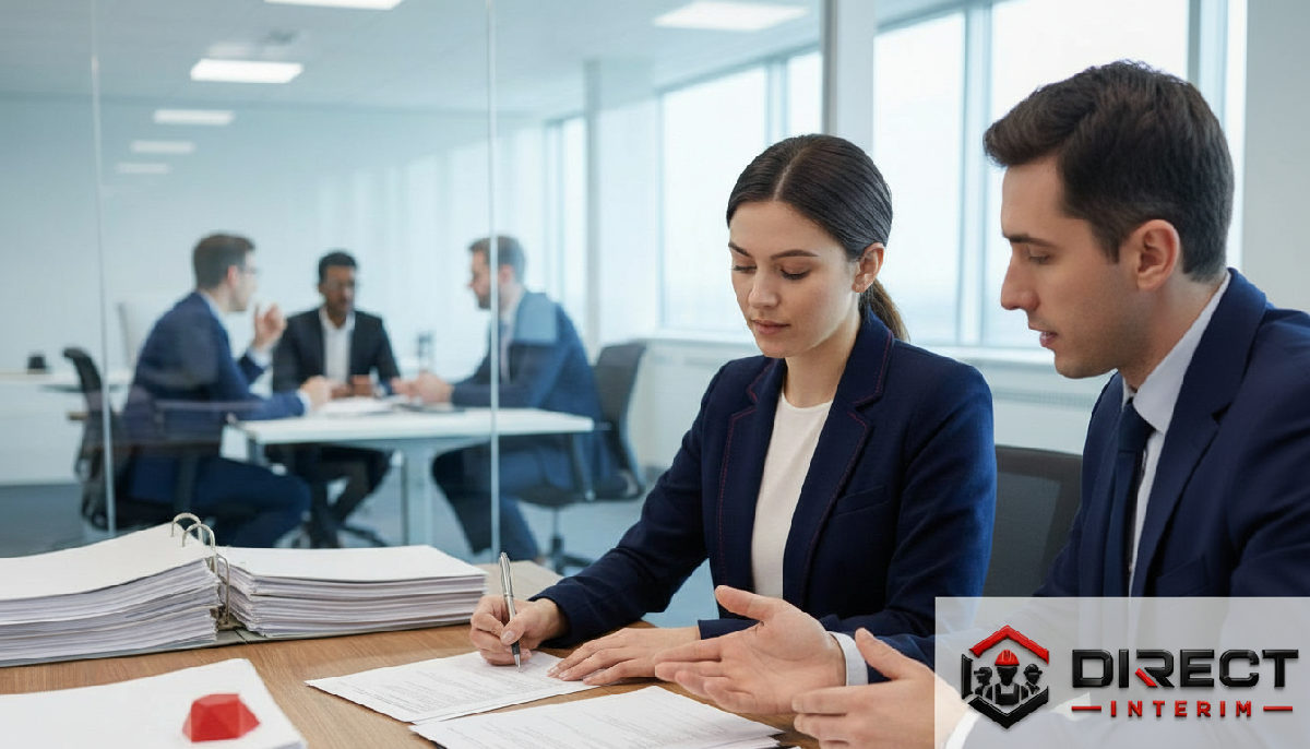 Employée remplissant les formulaires A1 et sécurité sociale, lien légal européen.