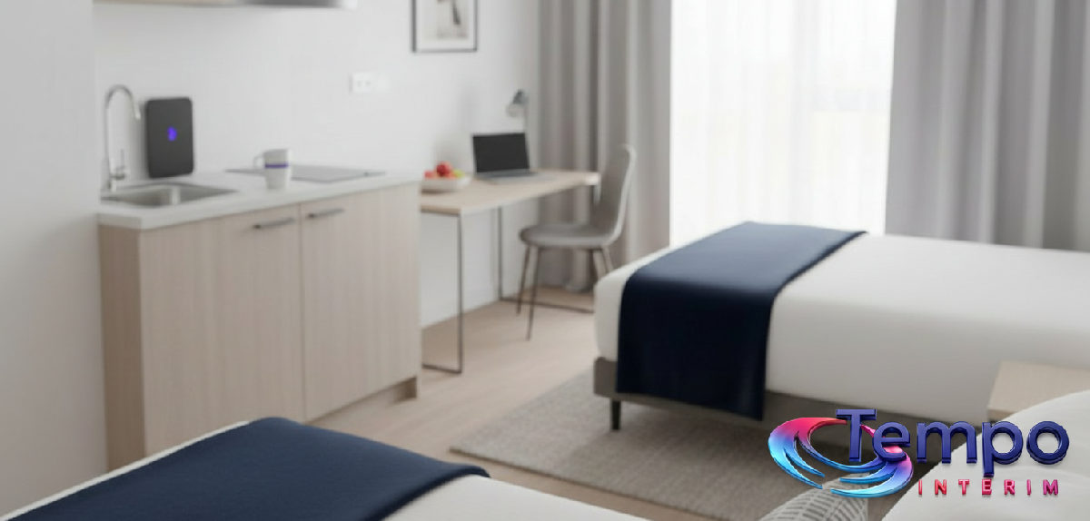 Logement décent et confortable pour travailleurs temporaires.