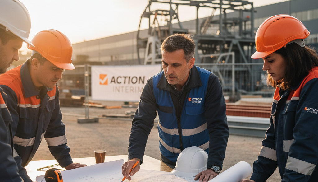 Réunion technique franco-roumaine autour de plans industriels.
