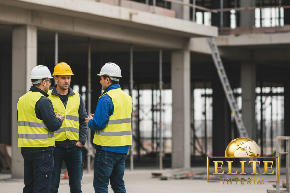 quelle assurance pour ouvrier roumain? - Ouvriers du bâtiment sur un chantier en France.