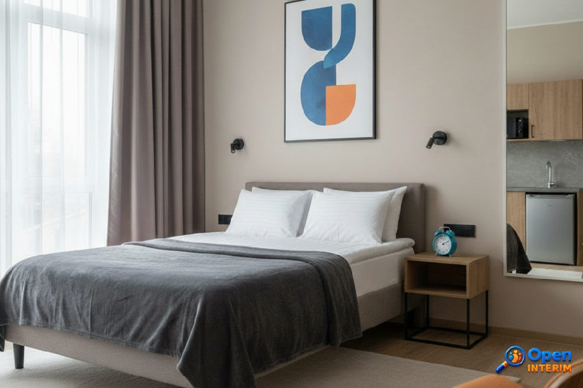Logement moderne et confortable pour les ouvriers en déplacement.