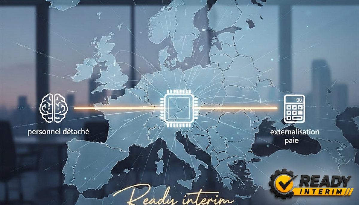 Technologie RH futuriste pour la paie internationale en Europe.