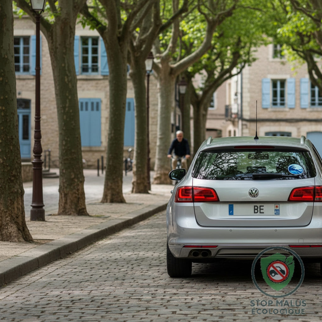 Garer une voiture belge en France : ce qu'il faut savoir Panneau de signalisation routière en France.
