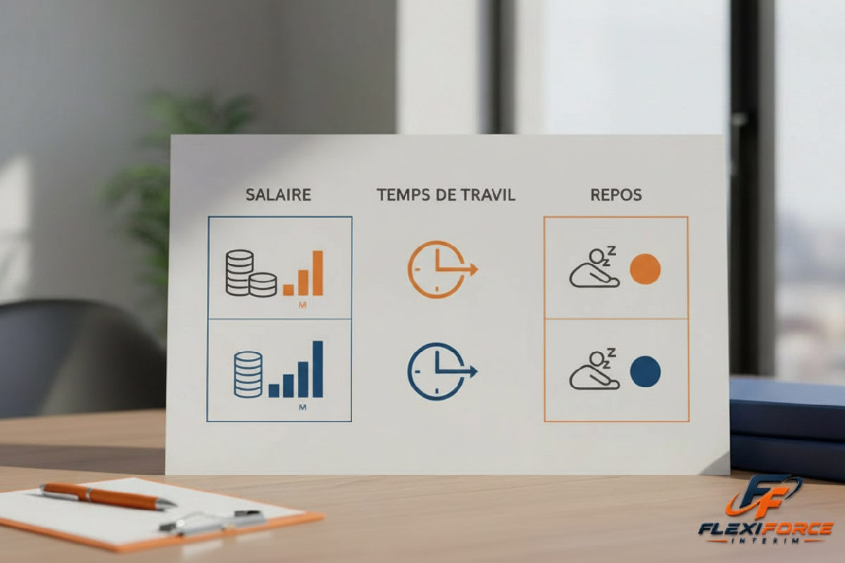Infographie comparant les obligations des travailleurs détachés en France.