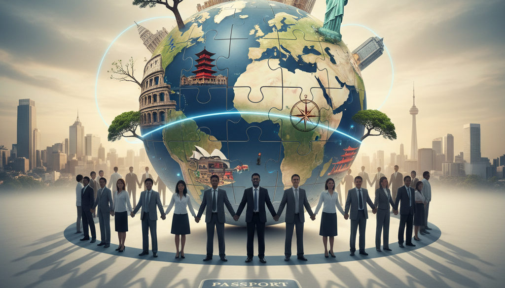 Graphique montrant la croissance du travail temporaire international.