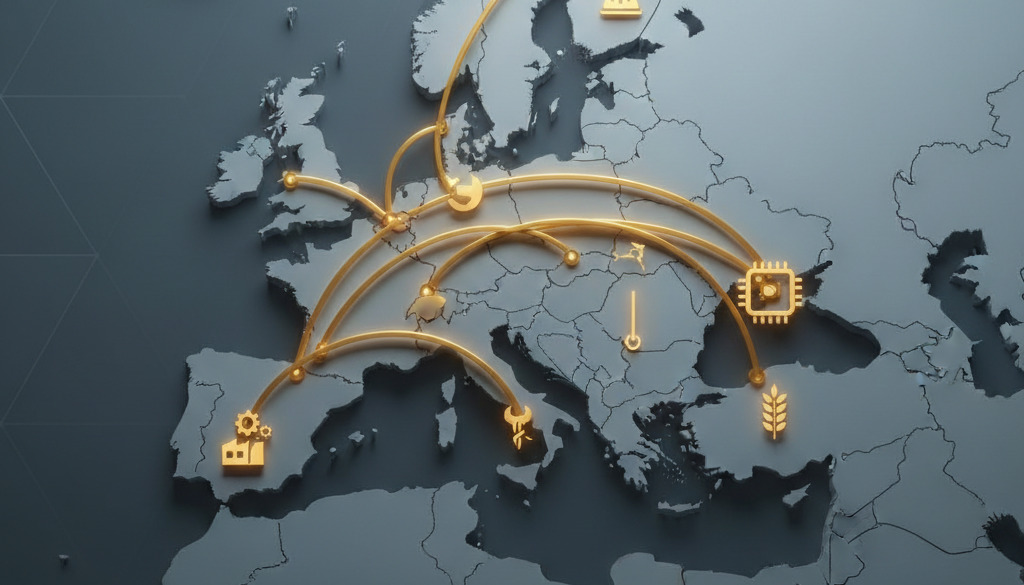 recrutement intérim industrie europe – Carte de l
