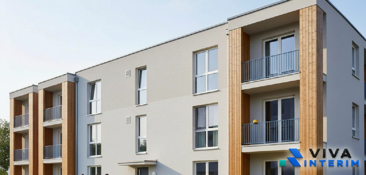 Travailleurs roumains dans un chantier de construction