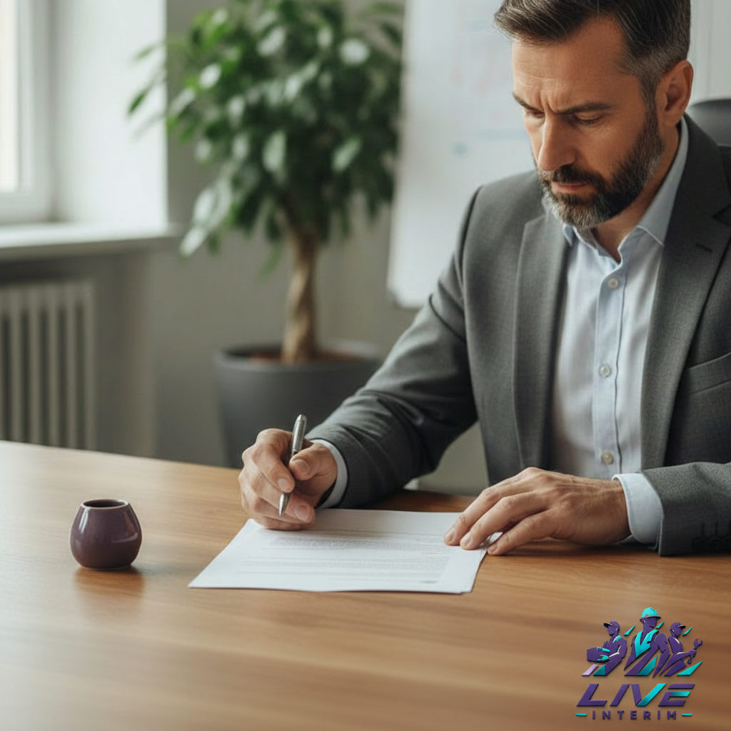 employeur quelles obligations détachement salarié roumain - Un employeur examine des documents sur le détachement de salariés.